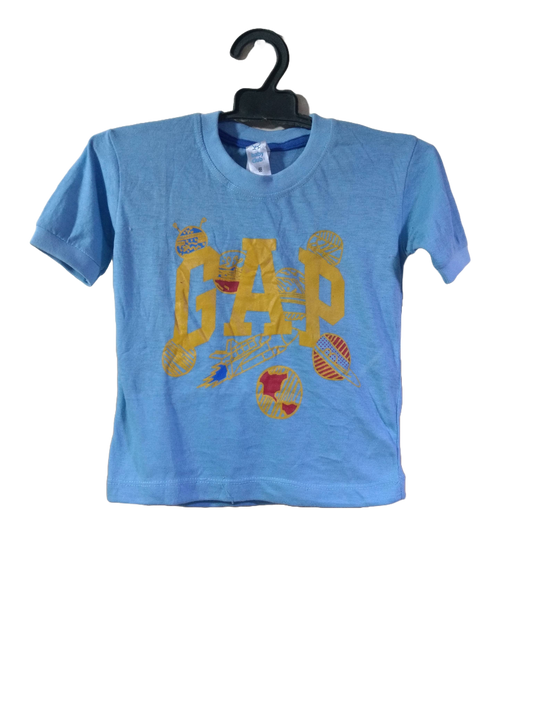 Boys GAP Graphic T-Shirt – Soft Cotton Casual Wear (Blue)